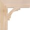 Ekena Millwork Merced Block Smooth Bracket, Douglas Fir, 3 1/2"W x 14"D x 14"H BKT04X14X14MRC05SDF - alternate 3